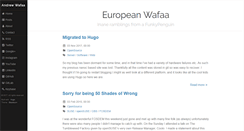 Desktop Screenshot of andrew.wafaa.eu
